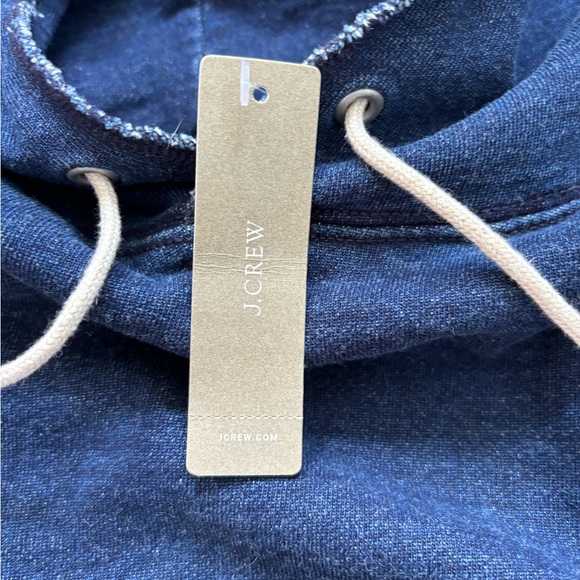 JCREW blue denim Hoodie - Picture 3 of 5